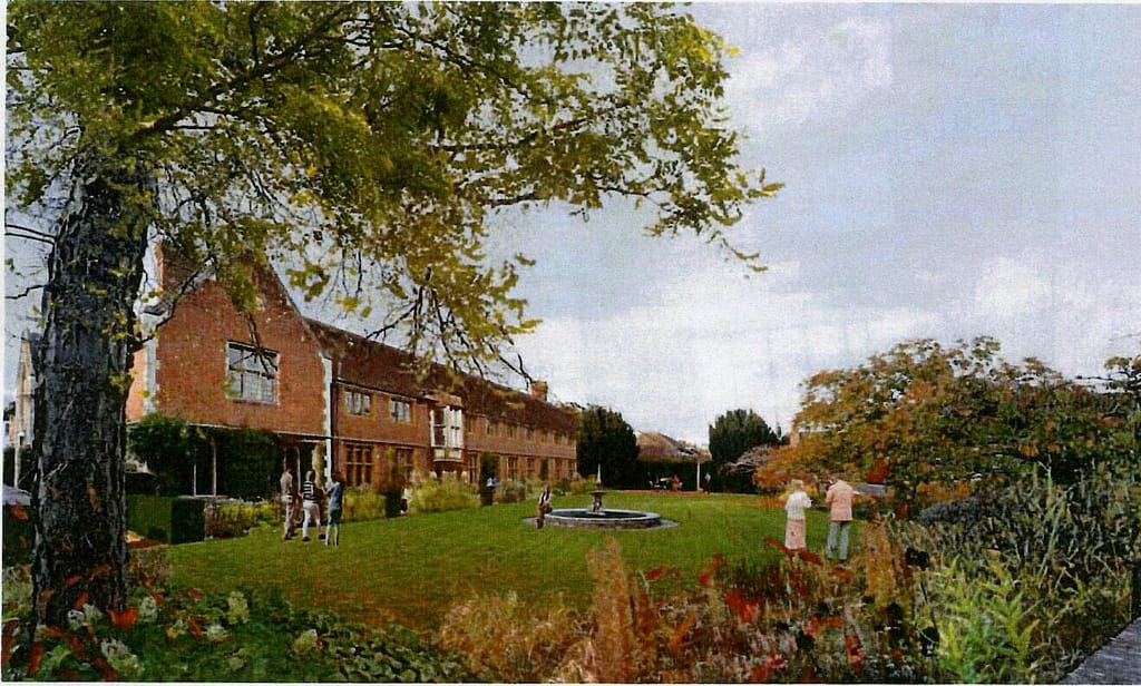 Artists impression of the proposed East Garden